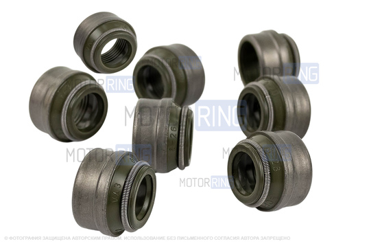 Сальники клапанов Corteco для 8 кл ВАЗ 2101-2107, 2108-2115, 2110-2112, Лада Гранта, Калина, Приора