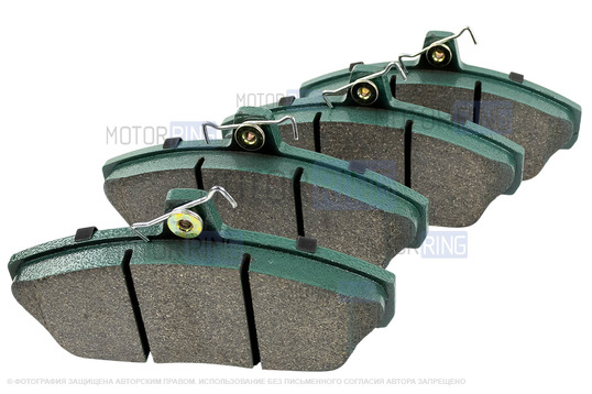 Тормозные колодки передние HEINNER с добавлением керамики для ГАЗ Газель, Волга