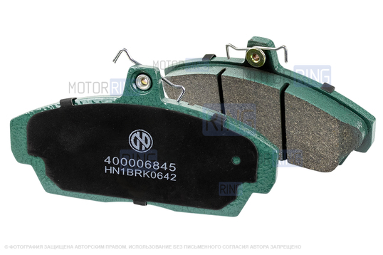 Тормозные колодки передние HEINNER с добавлением керамики для ГАЗ Газель, Волга