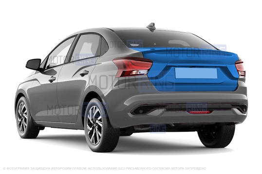 Дверь багажника неокрашенная для Лада Искра седан_1