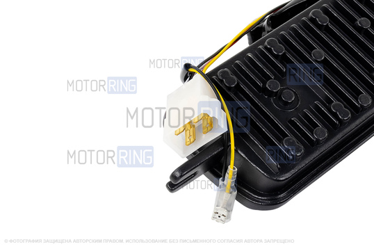 Светодиодные подфарники TheBestPartner 6 линз (тонированное стекло) с ДХО и бегающим поворотником для Лада 4х4, Нива Легенд