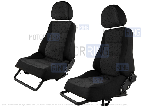 Комплект передних сидений с салазками для ВАЗ 2109, 21099, 2114, 2115, Лада 4х4 (Нива) 2131_1