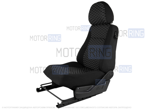 Сиденье переднее водительское с салазками для 3-дверной Лада 4х4 (Нива) до 2019 г.в._1