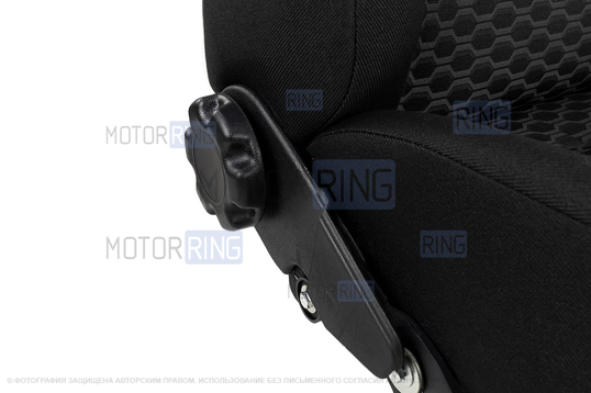 Сиденье переднее водительское с салазками для 3-дверной Лада 4х4 (Нива) до 2019 г.в.