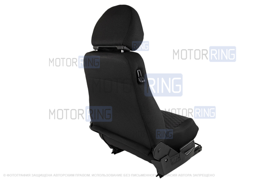 Сиденье переднее пассажирское с салазками для 3-дверной Лада 4х4 (Нива) до 2019 г.в.