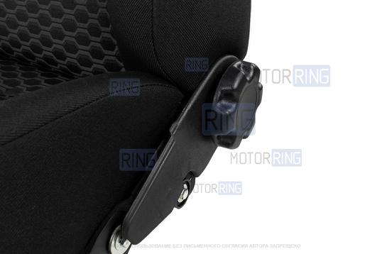 Сиденье переднее пассажирское с салазками для 3-дверной Лада 4х4 (Нива) до 2019 г.в.