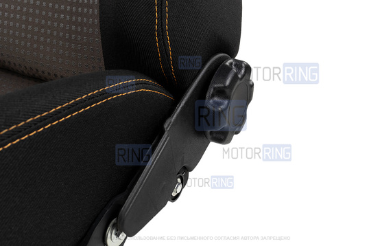 Сиденье переднее пассажирское с салазками (обивка Урбан) для 3-дверной Лада 4х4 (Нива) до 2019 г.в.