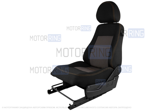 Сиденье переднее водительское с салазками (обивка Урбан) для 3-дверной Лада 4х4 (Нива) до 2019 г.в._1