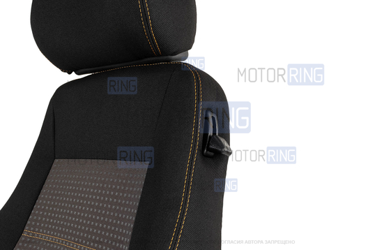 Сиденье переднее водительское с салазками (обивка Урбан) для 3-дверной Лада 4х4 (Нива) до 2019 г.в.