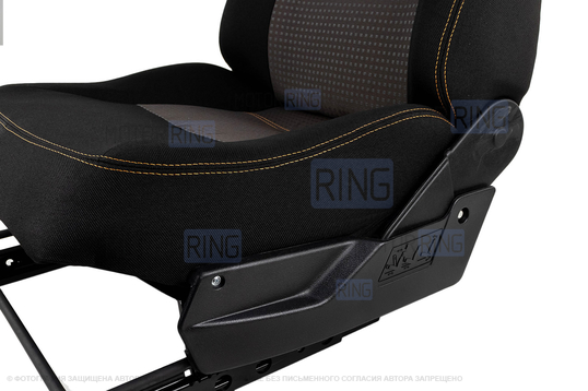 Сиденье переднее водительское с салазками (обивка Урбан) для 3-дверной Лада 4х4 (Нива) до 2019 г.в.