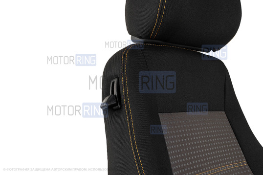 Комплект передних сидений с салазками (обивка Урбан) для 3-дверной Лада 4х4 (Нива) до 2019 г.в.