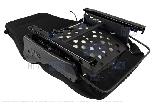 Переднее усиленное водительское сиденье с салазками (подушка образца 2109) для 3-дверной Лада 4х4 (Нива) до 2019 г.в.