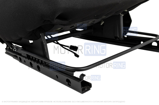 Переднее усиленное водительское сиденье с салазками (подушка образца 2109) для 3-дверной Лада 4х4 (Нива) до 2019 г.в.