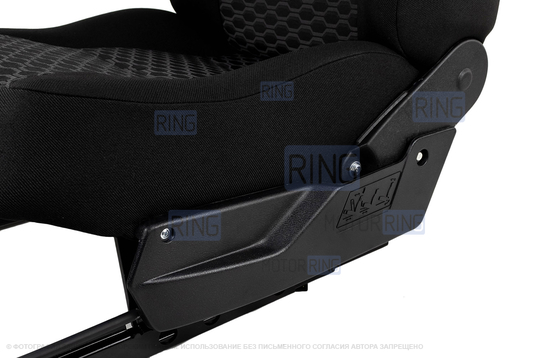 Переднее усиленное водительское сиденье с салазками (подушка образца 2109) для 3-дверной Лада 4х4 (Нива) до 2019 г.в.