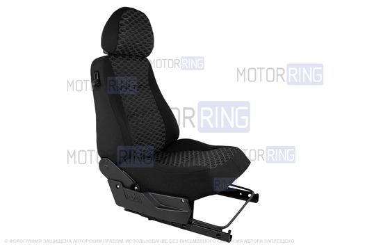 Переднее усиленное пассажирское сиденье с салазками (подушка образца 2109) для 3-дверной Лада 4х4 (Нива) до 2019 г.в._1