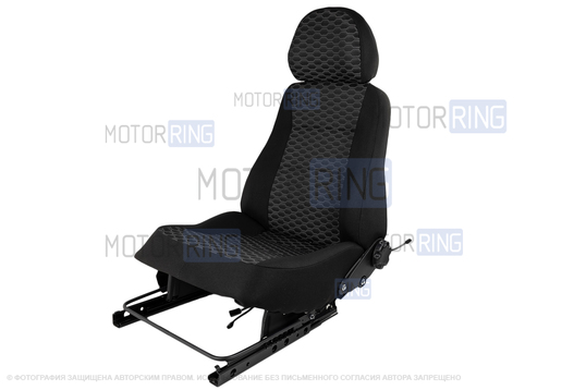 Переднее усиленное пассажирское сиденье с салазками (подушка образца 2109) для 3-дверной Лада 4х4 (Нива) до 2019 г.в.
