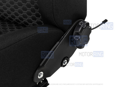 Переднее усиленное пассажирское сиденье с салазками (подушка образца 2109) для 3-дверной Лада 4х4 (Нива) до 2019 г.в.