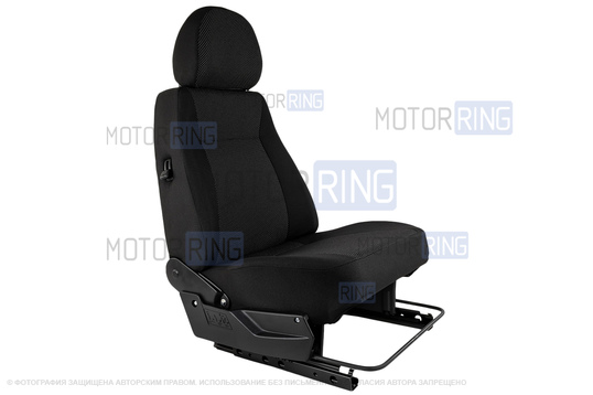 Переднее усиленное пассажирское сиденье с салазками (подушка образца 2110) для 3-дверной Лада 4х4 (Нива) до 2019 г.в._1