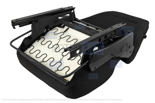 Переднее усиленное пассажирское сиденье с салазками (подушка образца 2110) для 3-дверной Лада 4х4 (Нива) до 2019 г.в.