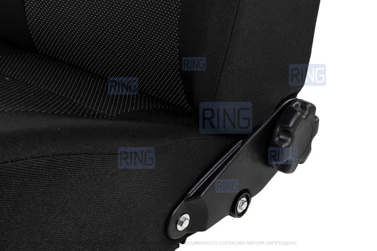 Переднее усиленное пассажирское сиденье с салазками (подушка образца 2110) для 3-дверной Лада 4х4 (Нива) до 2019 г.в.