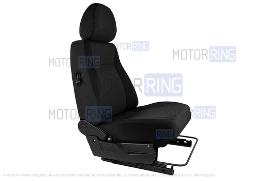 Переднее усиленное пассажирское сиденье с салазками (подушка образца 2110) для 3-дверной Лада 4х4 (Нива) до 2019 г.в.