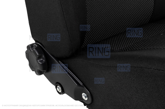 Переднее усиленное водительское сиденье с салазками (подушка образца 2110) для 3-дверной Лада 4х4 (Нива) до 2019 г.в.