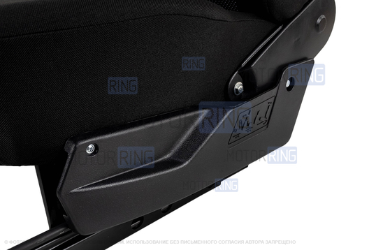 Переднее усиленное водительское сиденье с салазками (подушка образца 2110) для 3-дверной Лада 4х4 (Нива) до 2019 г.в.