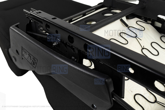 Переднее усиленное водительское сиденье с салазками (подушка образца 2110) для 3-дверной Лада 4х4 (Нива) до 2019 г.в.