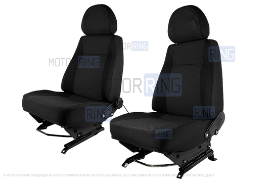 Комплект передних сидений с салазками для Шевроле Нива до 2014 г.в._1