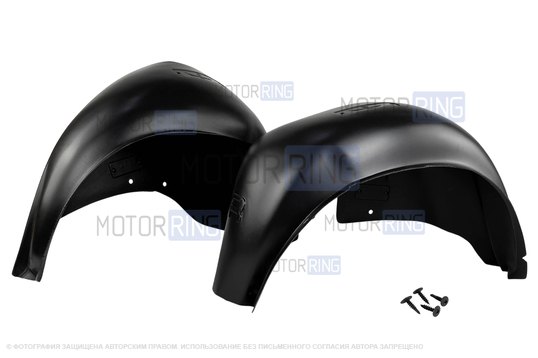 Задние подкрылки (локеры) без сверления для Лада Калина, Калина 2_1