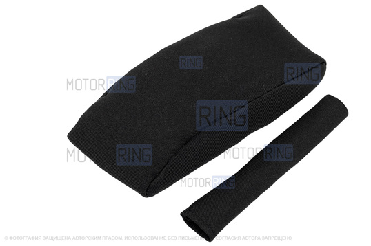 Чехол на подлокотник Аламар черная ткань (120мм) для ВАЗ 2107, 2108-21099, 2113-2115_1