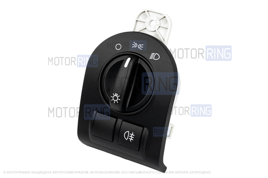 Модуль управления светотехникой (МУС) ВИЭ с зеленой подсветкой под комплектацию Норма для Лада Гранта, Калина 2, Датсун