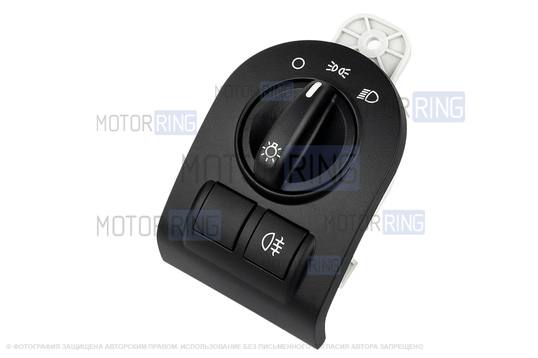 Модуль управления светотехникой (МУС) ВИЭ с зеленой подсветкой под комплектацию Норма для Лада Гранта, Калина 2, Датсун