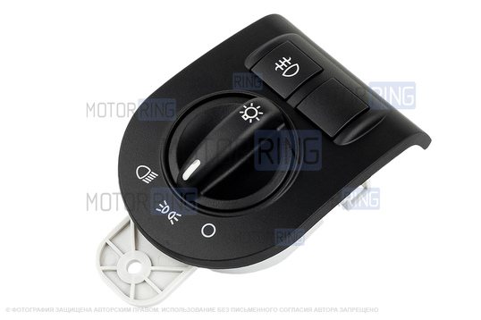 Модуль управления светотехникой (МУС) ВИЭ с зеленой подсветкой под комплектацию Норма для Лада Гранта, Калина 2, Датсун