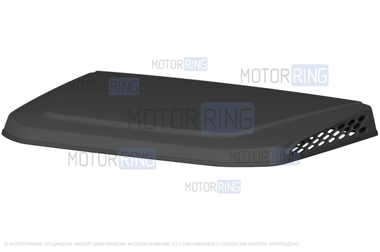 Накладка Утёс черная на капот для Лада 4х4, Нива Легенд_1