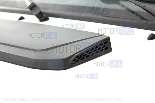 Накладка Утёс черная на капот для Лада 4х4, Нива Легенд