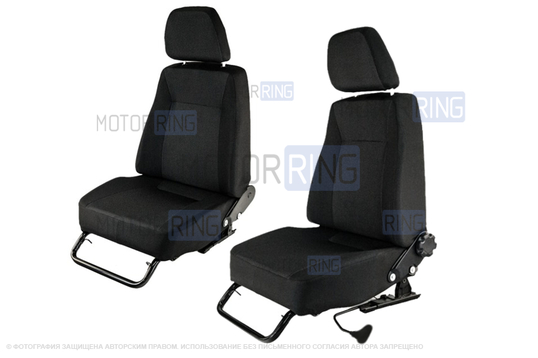 Комплект передних сидений с салазками для Лада Приора_1