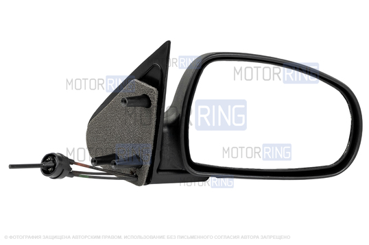 Боковое правое зеркало Автоблик механика для Лада Калина