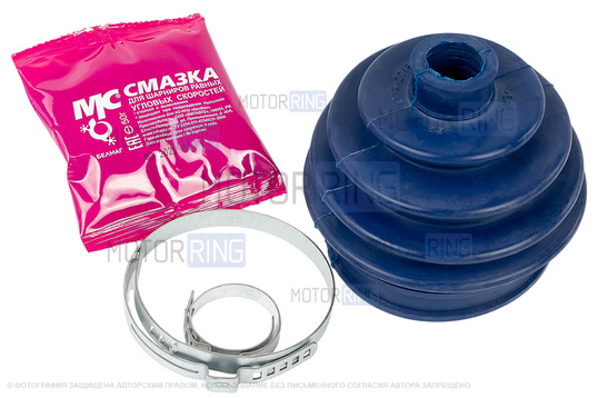 Пыльник ШРУСа наружный БелМаг с хомутами для ВАЗ 2108-21099, 2110-2112, 2113-2115, Приора, Приора 2, Калина, Калина 2, Гранта, Гранта FL, Датсун_1