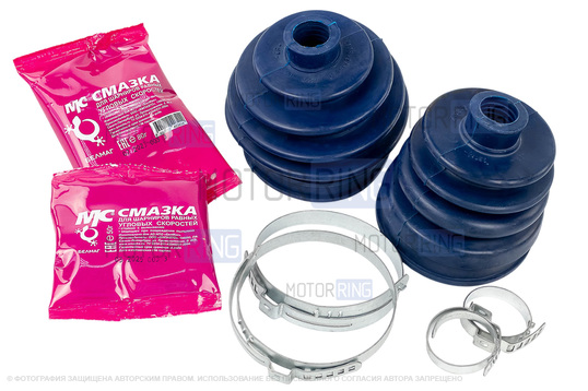 Комплект наружных и внутренних пыльников ШРУСа БелМаг на 1 привод с хомутами для ВАЗ 2108-21099, 2110-2112, 2113-2115, Приора, Приора 2, Калина, Калина 2, Гранта, Гранта FL, Датсун_1