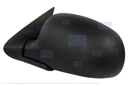 Зеркало наружное левое механическое Автоблик в сборе для Лада Калина, Калина 2, Гранта