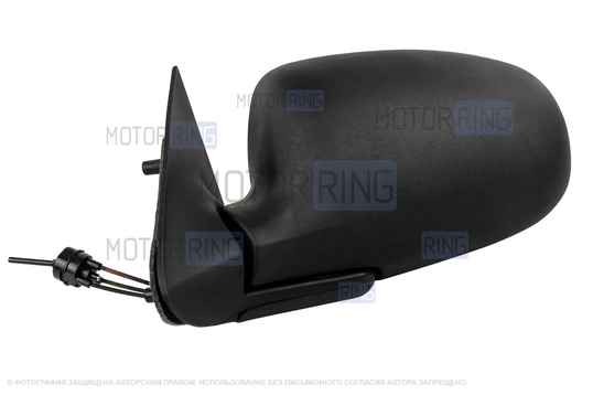 Зеркало наружное левое механическое Автоблик в сборе для Лада Калина, Калина 2, Гранта