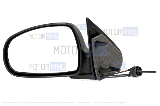 Зеркало наружное левое механическое Автоблик в сборе для Лада Калина, Калина 2, Гранта