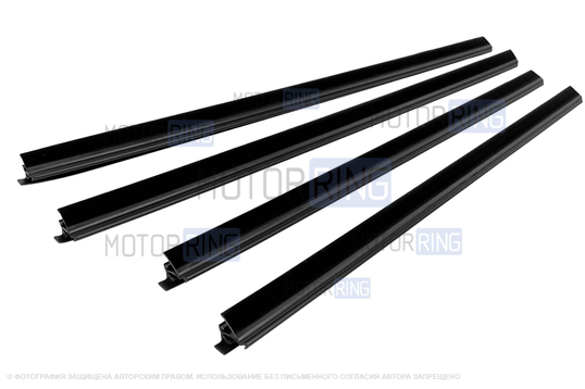 Комплект внутренних бархоток опускных стекол для ВАЗ 2110, 2112_1