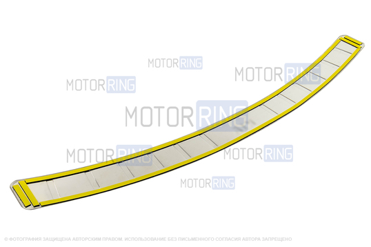 Накладка на задний бампер хромированная для KIA Sorento 2009-2013 г.в.