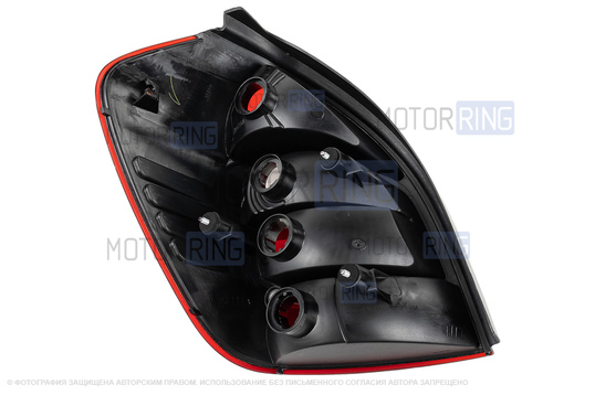 Корпус фонаря заднего правого с рассеивателем ДААЗ для Лада Калина 2, Гранта FL универсал