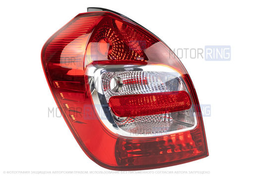 Корпус фонаря заднего левого с рассеивателем ДААЗ для Лада Калина 2, Гранта FL универсал