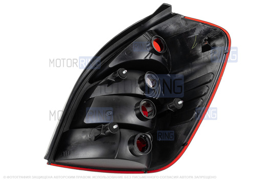 Корпус фонаря заднего левого с рассеивателем ДААЗ для Лада Калина 2, Гранта FL универсал