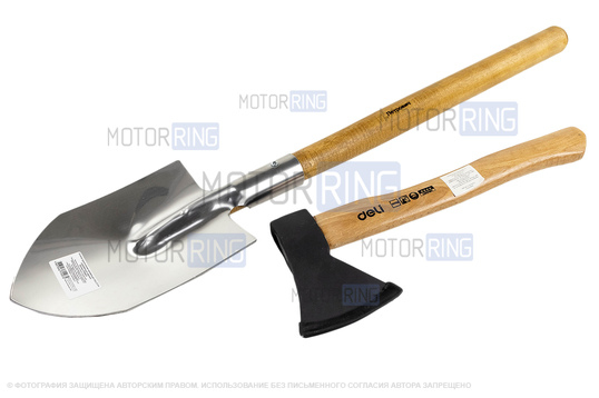 Футляр задней двери N-Parts с топором и лопатой в багажник для Шевроле Нива, Нива Тревел