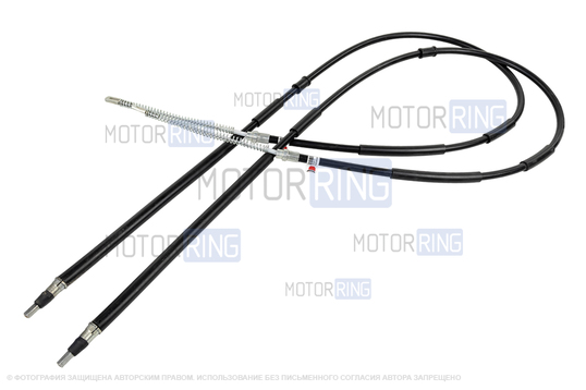 Тросы привода ручного тормоза ПТИМАШ нового образца для Лада Калина, Калина 2, Гранта, Гранта FL